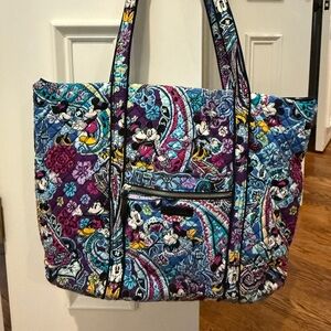 Vera Bradley Disney large Vera Tote - Mickey’s Paisley Celebration pattern